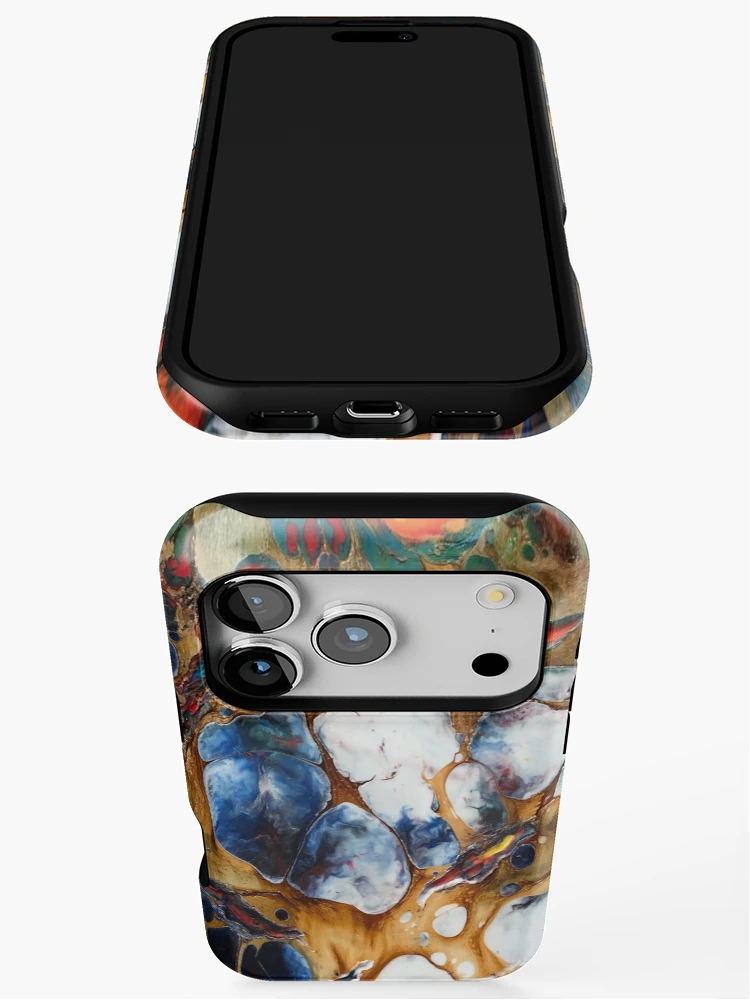 Thumbnail 3 of 4, iPhone Case, Abstract Encaustic designed and sold by LoveInTheStorm.