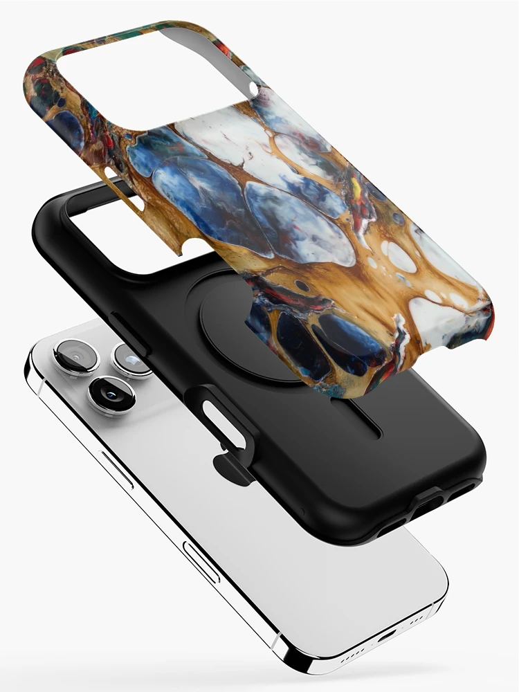 Thumbnail 2 of 4, iPhone Case, Abstract Encaustic designed and sold by LoveInTheStorm.