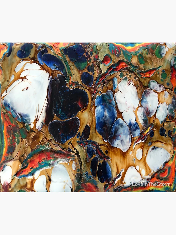 Thumbnail 3 of 3, Poster, Abstract Encaustic designed and sold by LoveInTheStorm.
