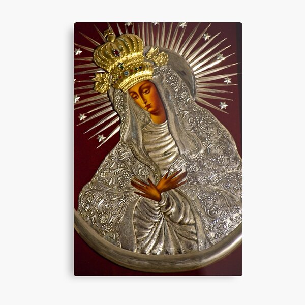 Copy of the Holy Mother of Mercy from Vilnius Metal Print