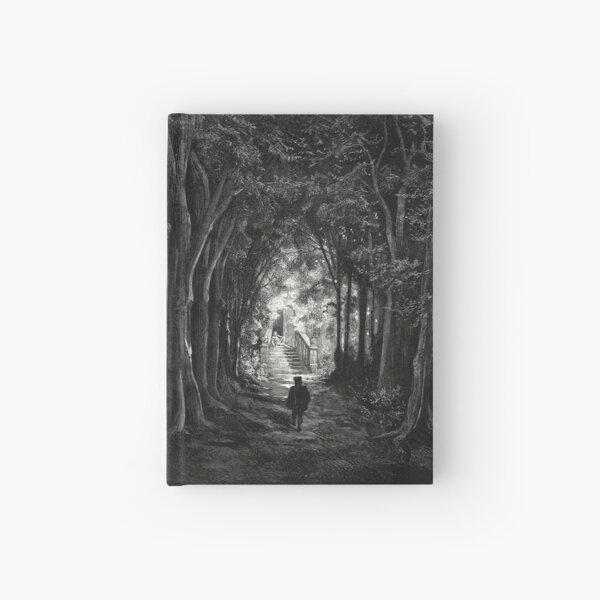 The Prince Approaches the Sleeping Castle - Gustave Dore Hardcover Journal