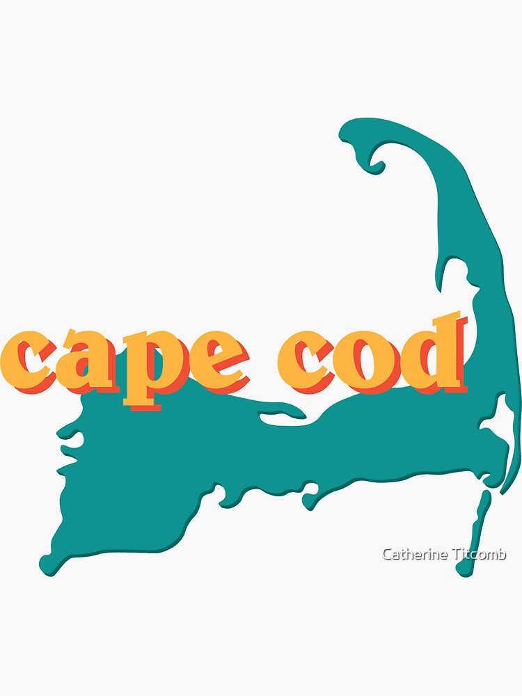 "cape cod sticker" Sticker for Sale by Redbubble