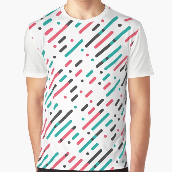 【DIAGONAL】25 GRAPHIC PRINTING TEE Diagonal stripes