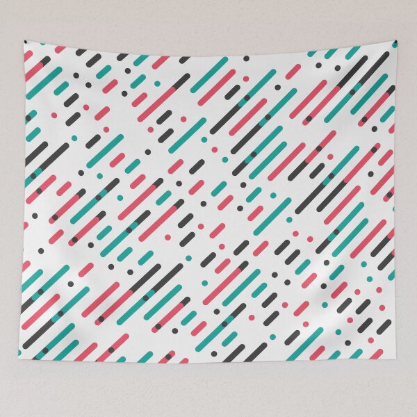 Item preview, Parallel Diagonal Overlapping Color Lines Pattern designed and sold by lizious.