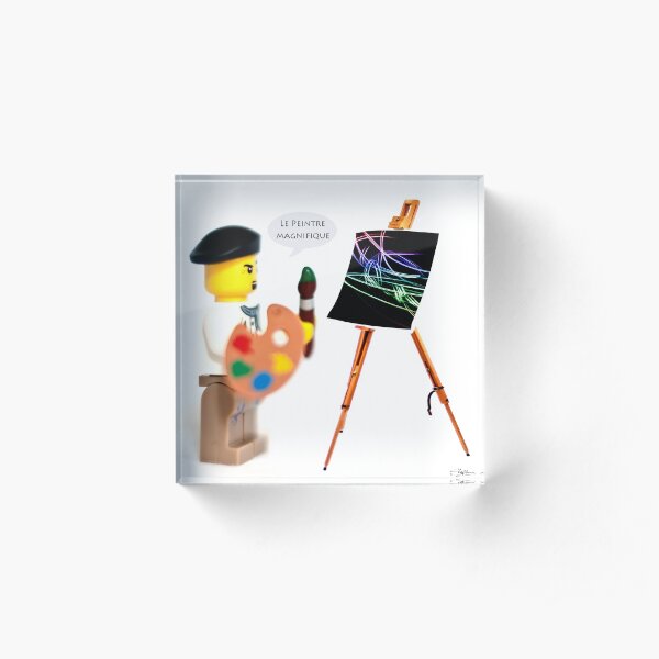 Le Peintre (The Painter) Acrylic Block