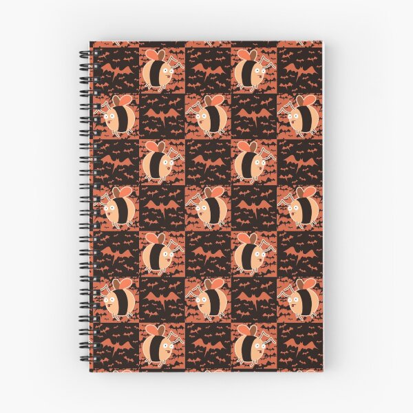 Item preview, Halloween Bees Checkered Pattern designed and sold by SaradaBoru.