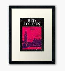Red London Framed Print