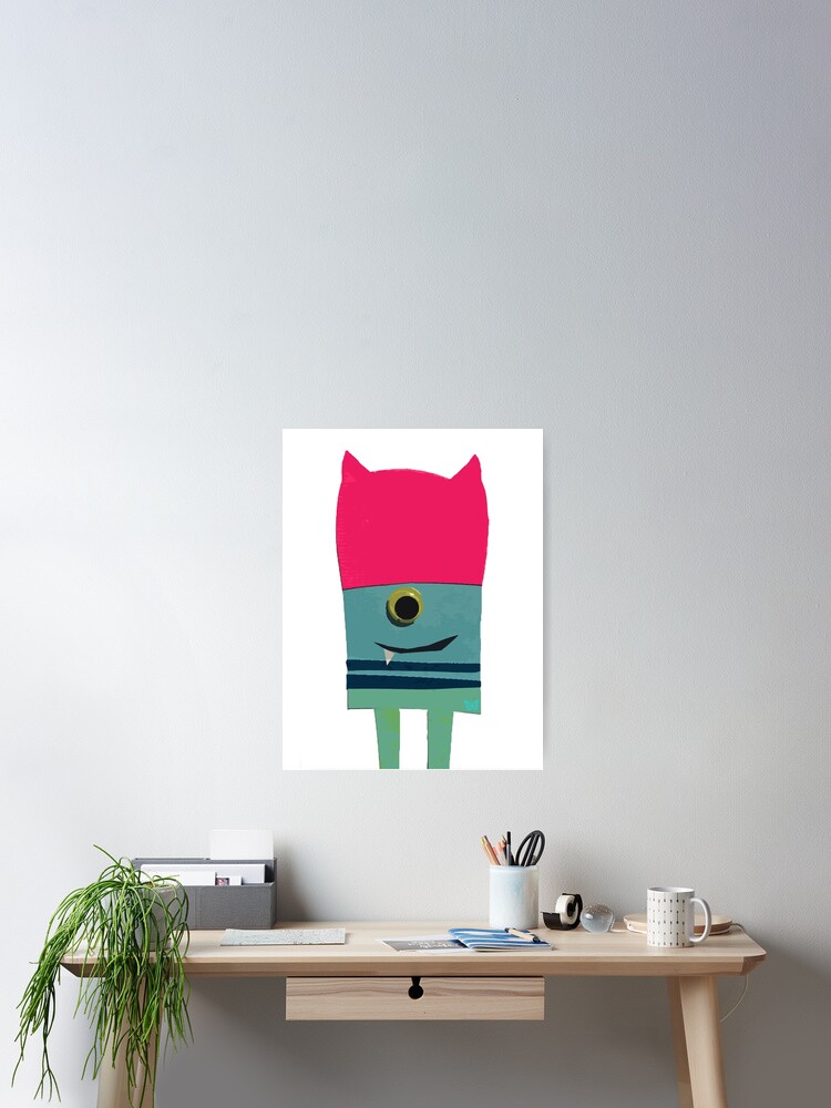 Thumbnail 2 of 3, Poster, Pink Hat  designed and sold by MaribelDesigns.