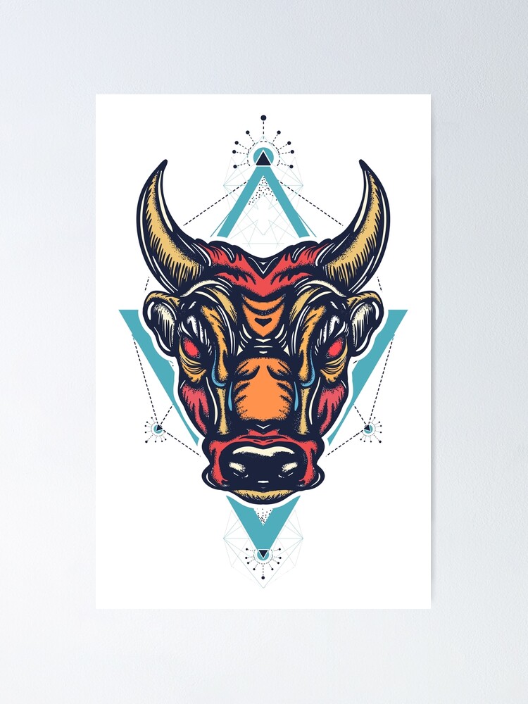 Angry Bull Tattoo Stock Illustration - Download Image Now - Abstract,  Adult, Anaerobic Exercise - iStock