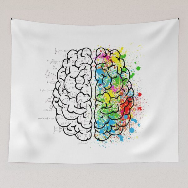 Item preview, Brain - Color - Drawing designed and sold by RedVico.