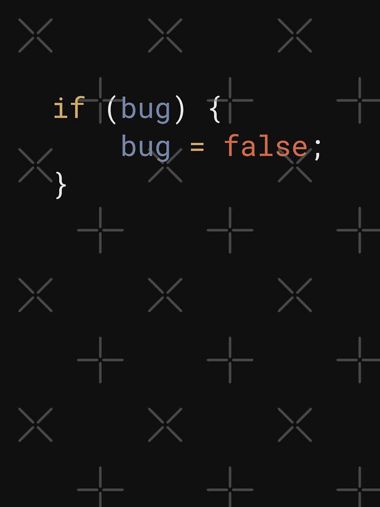 Thumbnail 7 of 7, Classic T-Shirt, JavaScript - If Bug Bug Equals False designed and sold by developer-gifts.