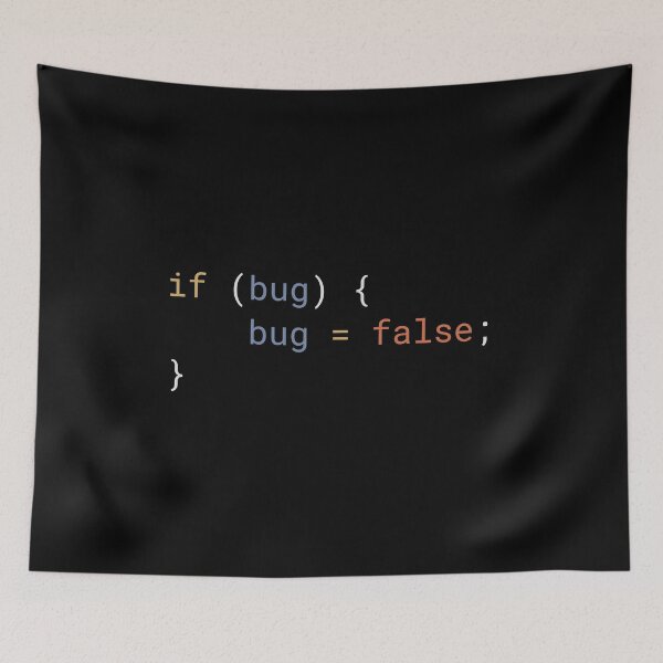 Item preview, JavaScript - If Bug Bug Equals False designed and sold by developer-gifts.