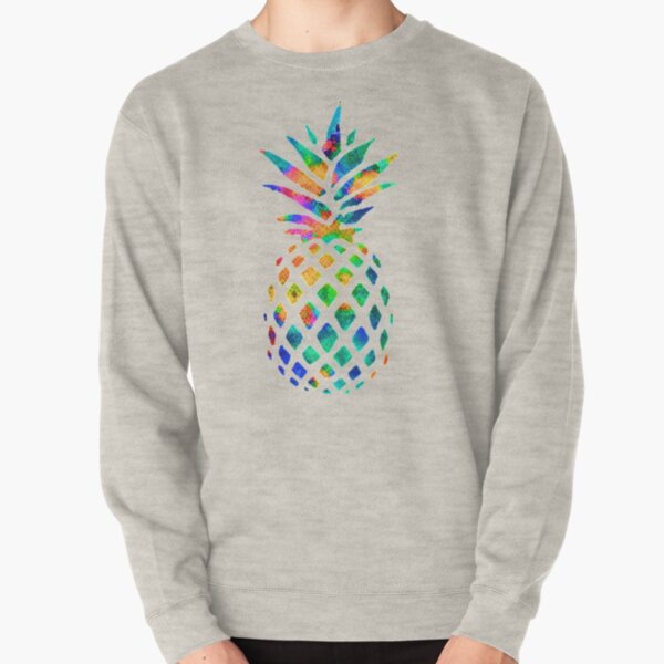 Rainbow Pineapple Pullover Sweatshirt