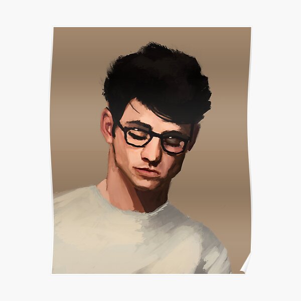 A guy in glasses Poster