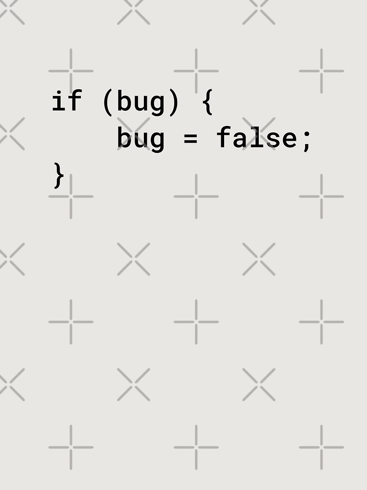 Imagen 6 de 6, Sudadera con capucha oversize prémium con la obra JavaScript - Si Bug Bug es Falso (Invertido), diseñada y vendida por developer-gifts.