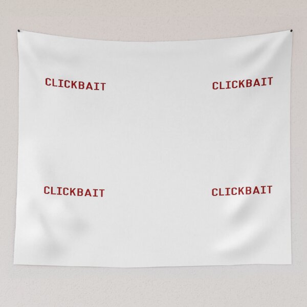 Item preview, CLICKBAIT Merch designed and sold by jennavalentin.