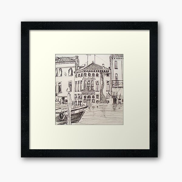 San Stae Framed Art Print