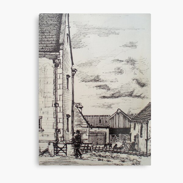Woolsthorpe Manor Metal Print