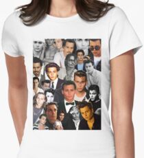 Johnny Depp Collage Women's Fitted T-Shirt