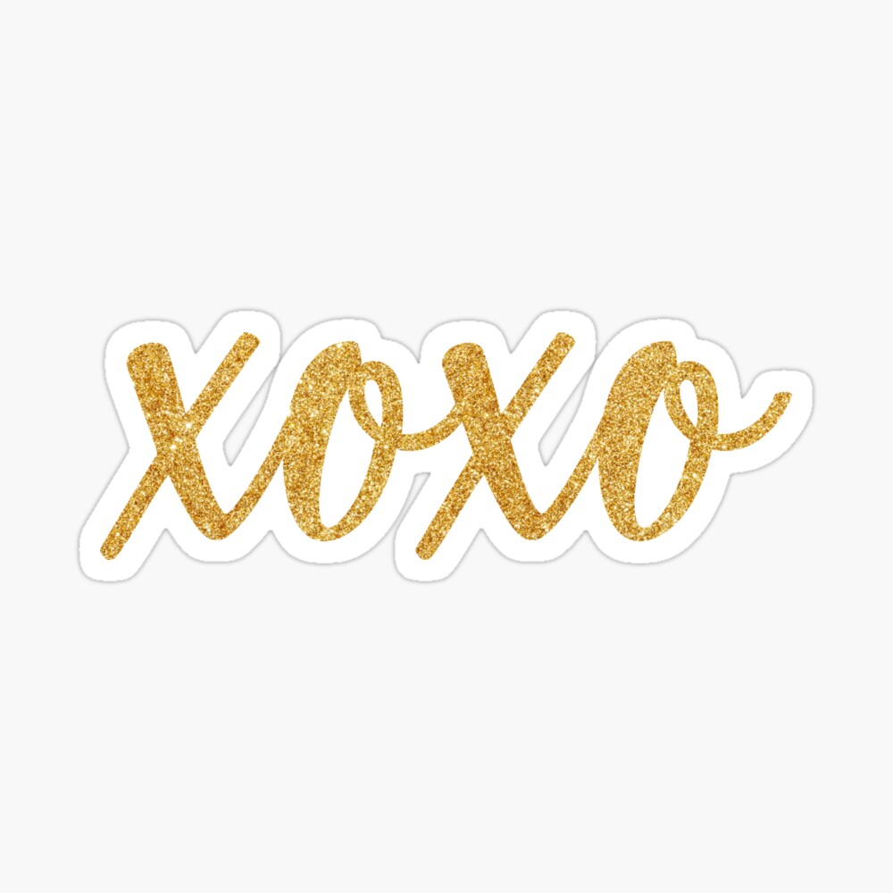 Neon sign xoxo on a dark background Royalty Free Vector