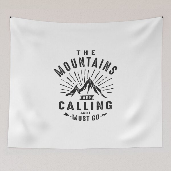 Item preview, The Mountains Are Calling designed and sold by RafaelLopezz.