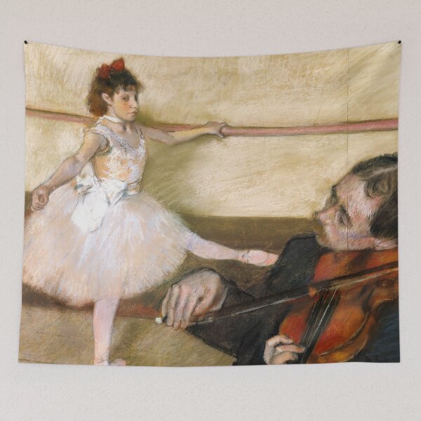 Item preview, Edgar Degas - The dance lesson (new color editing) designed and sold by DejaVuStudio.