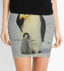 Mother And Baby Penguin Mini Skirt