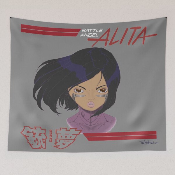 Item preview, The Fierce Battle Angel Alita designed and sold by TheMuttArtist.