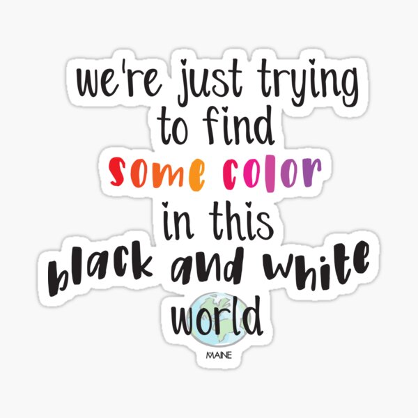 Item preview, Color Lyrics The Maine designed and sold by moniquealexa.