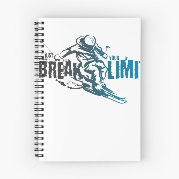 Item preview, Break your limit on skiing in the mountains designed and sold by Fotogreasy.