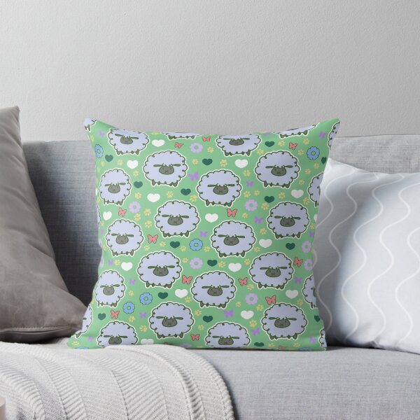 Item preview, Spring Sheep Green Pattern designed and sold by SaradaBoru.