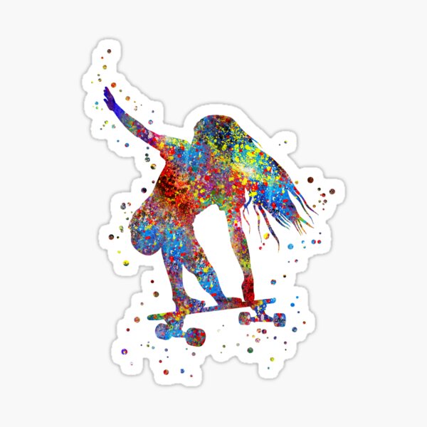 Item preview, Skateboarder, skateboard, outdoor street sports designed and sold by Rosaliartbook.