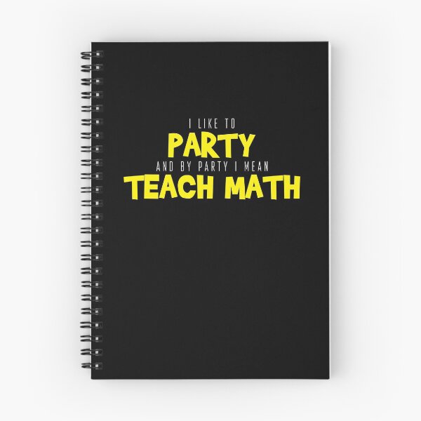 Item preview, Math Teacher Party Social Life designed and sold by 4tomic.