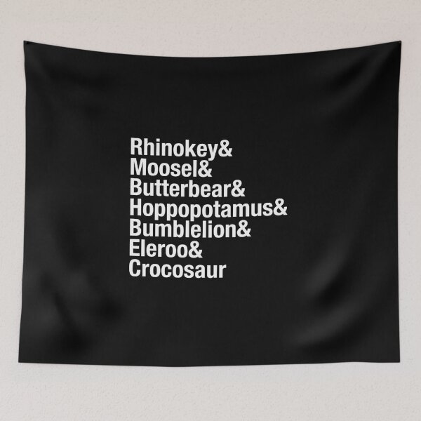 Item preview, The Wuzzles character typography list designed and sold by azule1.