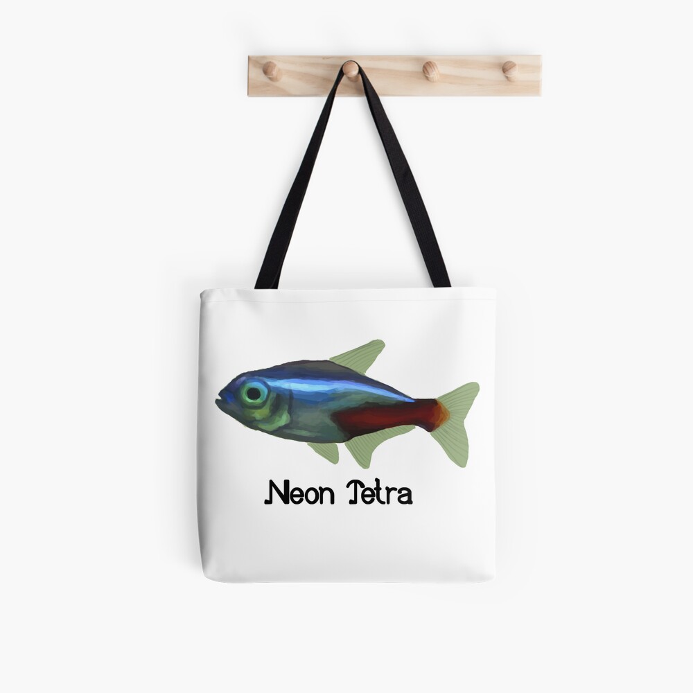 Neon Tetra - Neon Tetra Painting - Neon Tetra Shirt - Marine Biologist Gift  - Fish Painting Pillow for Sale by Galvanized