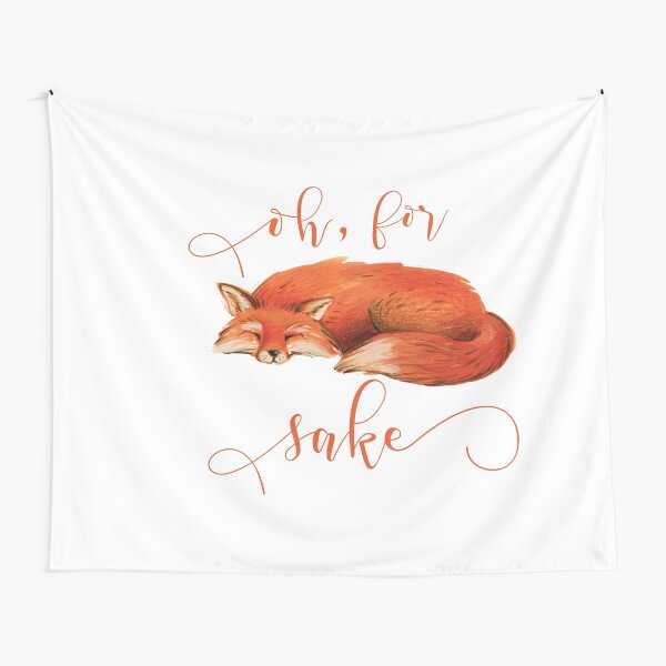 Item preview, Oh, For Fox Sake - Watercolor Fox designed and sold by Megan Jamison.