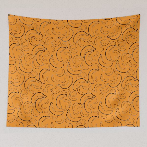 Item preview, Abstract seamless background design cloth texture with banana elements designed and sold by Tae Mi.