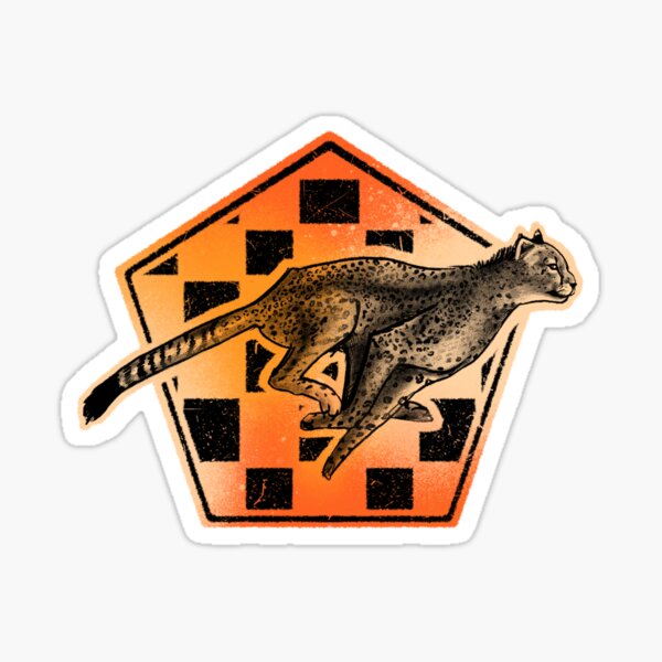 Cheetah Sticker – Thrill Seekers