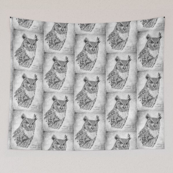 Item preview, Great Horned Owl designed and sold by Kyra C. Kalageorgi.