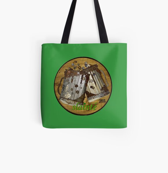Slainte Happy Saint Pat's All Over Print Tote Bag