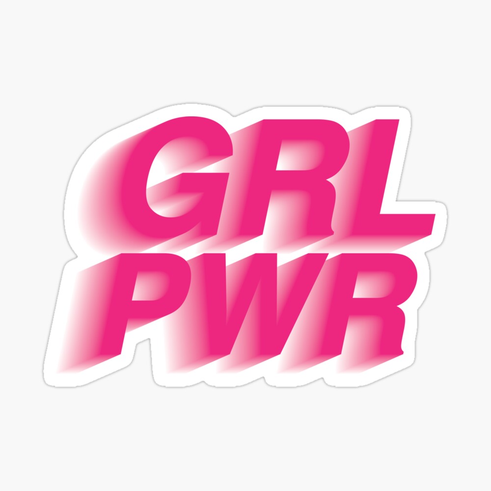 grl pwr pink girl power\
