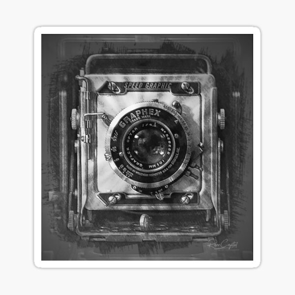 A Blast From The Camera's Past Sticker