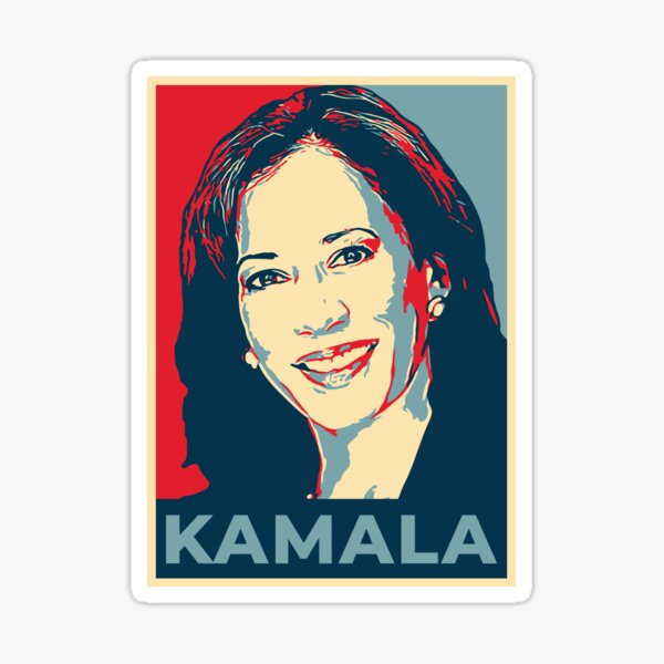 Vista previa del artículo con la obra «Kamala Harris», diseñado y vendido por radvas.