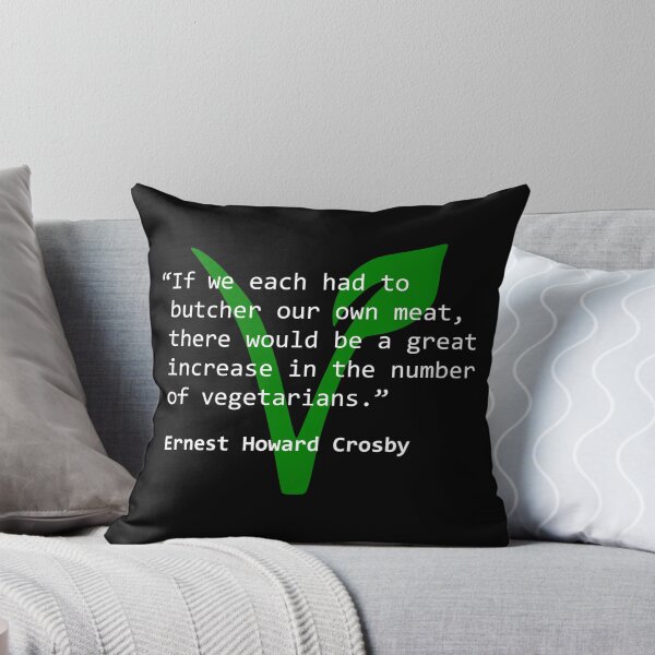 Item preview, vegan quotes - ernest howard crosby designed and sold by MagicDoorknob.