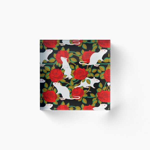 Item preview, Albino Rats and Roses designed and sold by MelinaFelix.