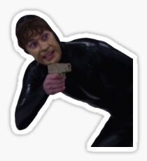 Goldenface Sticker