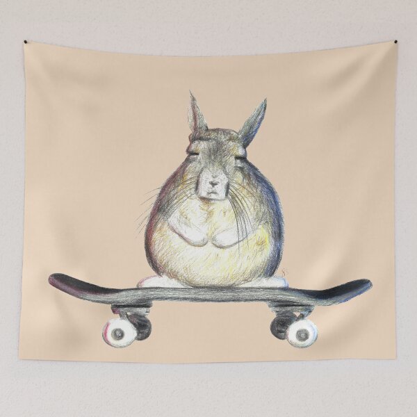 Item preview, Skating Vizcacha designed and sold by Zilo Arts.