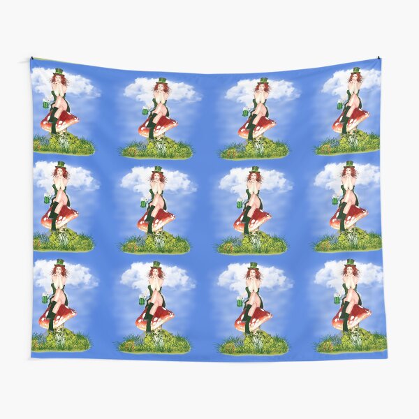 St. Patrick´s Day Design Red Pat Wandbehang
