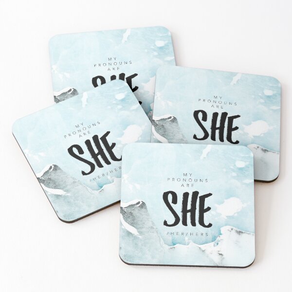 Item preview, my pronouns are SHE / HER / HERS, v3 designed and sold by Skyler Orion X.