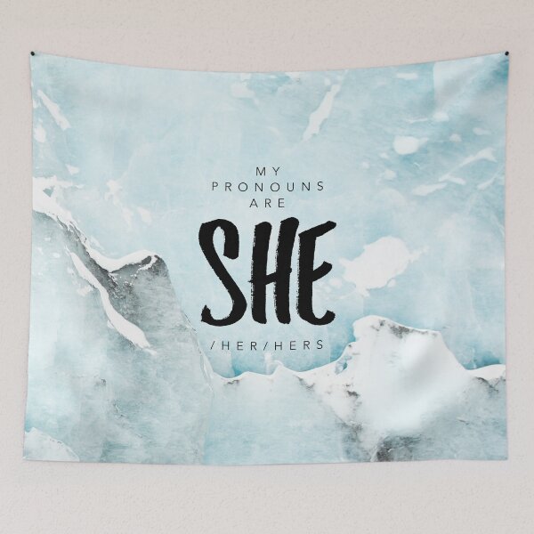 Item preview, my pronouns are SHE / HER / HERS, v3 designed and sold by Skyler Orion X.